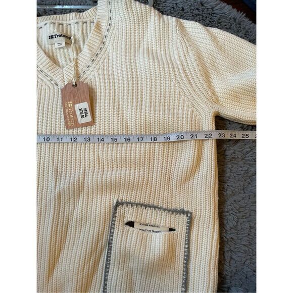 NWT tretorn 100% wool oversized sweater size large - Picture 4 of 8
